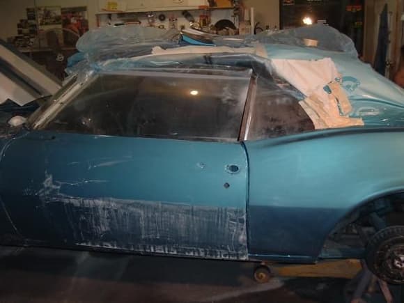 this is the camaro with paint still needs to be wet sanded