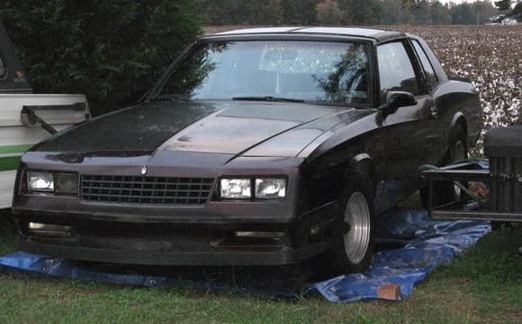 My 88 Monte SS.  Inherited from my Dad.  It's in need of an overhaul...  I'm slowly piecing it back together and the ultimate goal is to turn it into something my Dad would have been proud of.