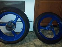 end result of the rims, after scratching my head on how to match pegs with rims a couple of times and me and my girl cussing each other a lot more lol