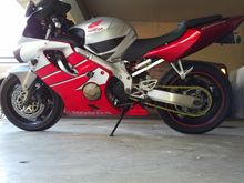Banana seat without cover
Installed tank bra.