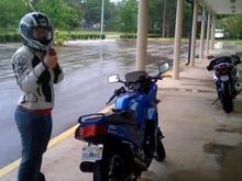 My first bike! And my first real ride ever.