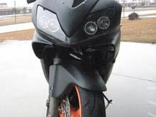 retrofitted an R6 headlight