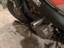 New Chrome Polished Frame Sliders to Replace The Faded Red Ones