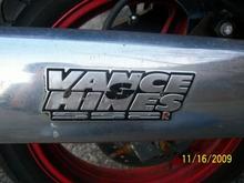 Up Close Can Shot, Vance &amp; Hines SS2R (full system)