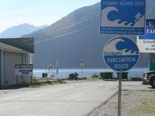 Muchalat Inlet, Vancouver Island. Cheak out the signs