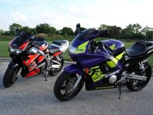 900 f3 pics after a ride,my stolen 900 and friends r3