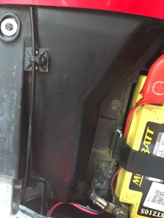 Anyone know what this thin lead/pipe is that runs up the side beneath the riders seat,it goes just under the rear cowl/tail unit and is not connected to anything,is it a breather of some kind?