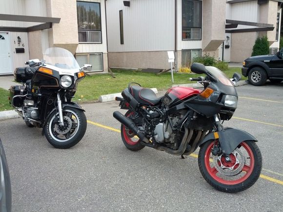 1987 Hurricane 1000 and Goldwing, 2013