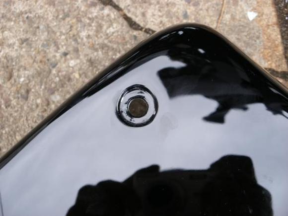 Left fairing repaired