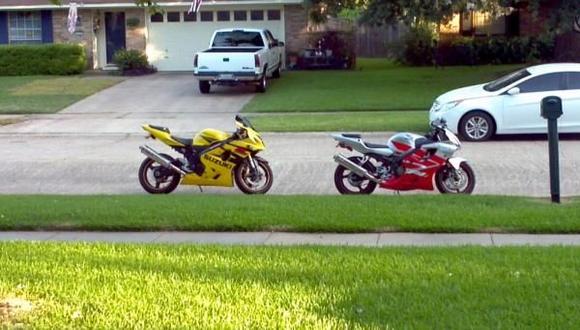 My F4i and Brother GSX-R 600