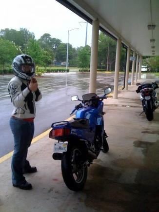 My first bike! And my first real ride ever.