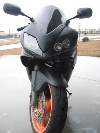 retrofitted an R6 headlight