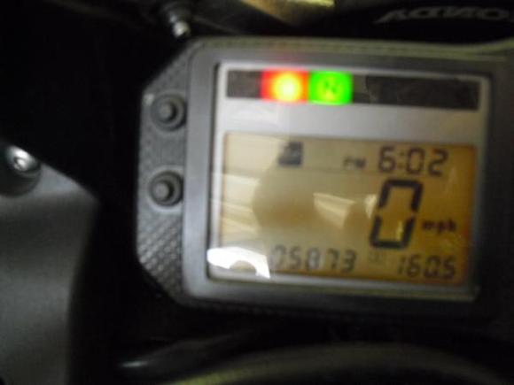 5873 miles on an 02'  He's had the bike 6 years and only put 173 miles on it....gta get some sea foam in her