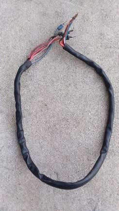 Hacked up part of harness
