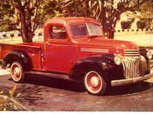 1946 Chevy 1/2-ton pickup That I should have never sold.