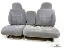 The 1996 Silverado 60/40 split bench has a different seat back, with a fold down arm-rest in the center.