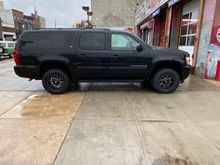CCM 2.5 front /1 rear lift level.  265/70-17 falken wildpeak at3w 17x9 fuel maverick d610 -12mm