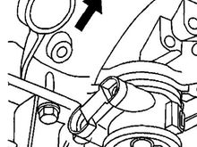 Arrow marks correct position.