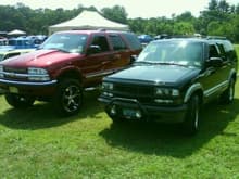 Backwoods Bash 2008 Plainfield CT    
My Blazer next to my boy Dave's lifted Blazer