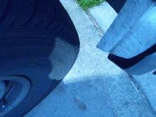 Gap @ closest angle is 1 1/2 inches.