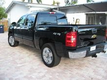 2011 chevrolet silverado stock 3 4 rear view