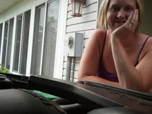 Smiling at the work out burb