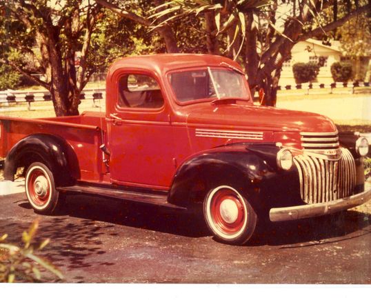 1946 Chevy 1/2-ton pickup That I should have never sold.