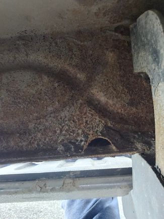 Rocker panel area