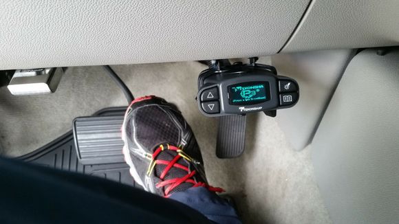 I pivot my heel from accelerator to brake pedal, so clearance for me was hot an issue.