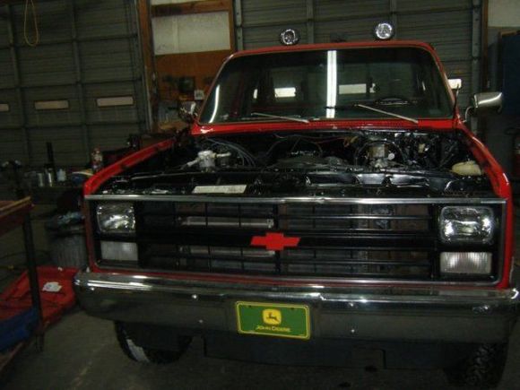 new grille, painted to match color scheme