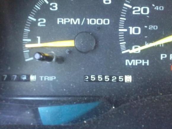 Ode turned over 255,000. High mileage club - here I come.