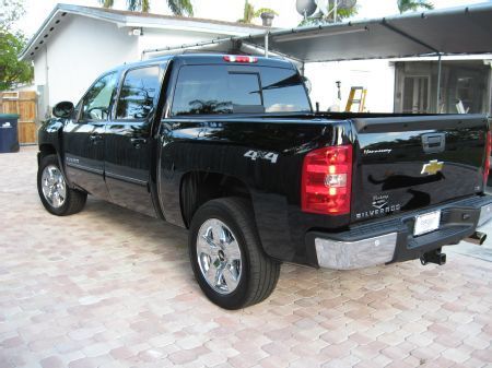 2011 chevrolet silverado stock 3 4 rear view