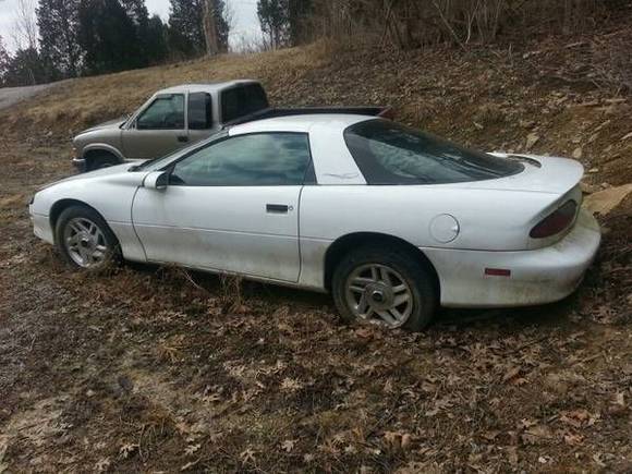 The Camaro before I have started work.