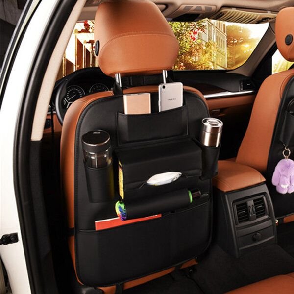 Accessories - Leather Car Storage Bag Multi-compartment Car Seat Storage Container Outdoors Bag - New - All Years Any Make All Models - Bellevue, Washington, WA 98004, United States