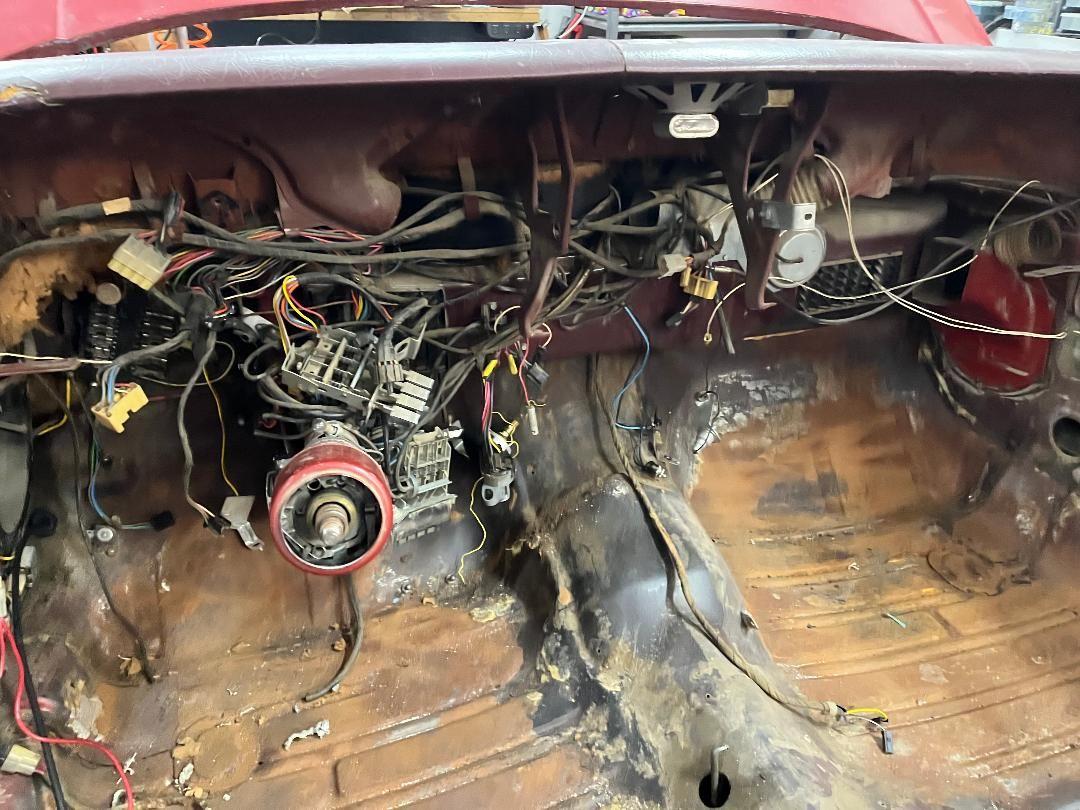 Got the dash out, going to clean it up and make sure the vac lines are correct and the wiring is ok.
