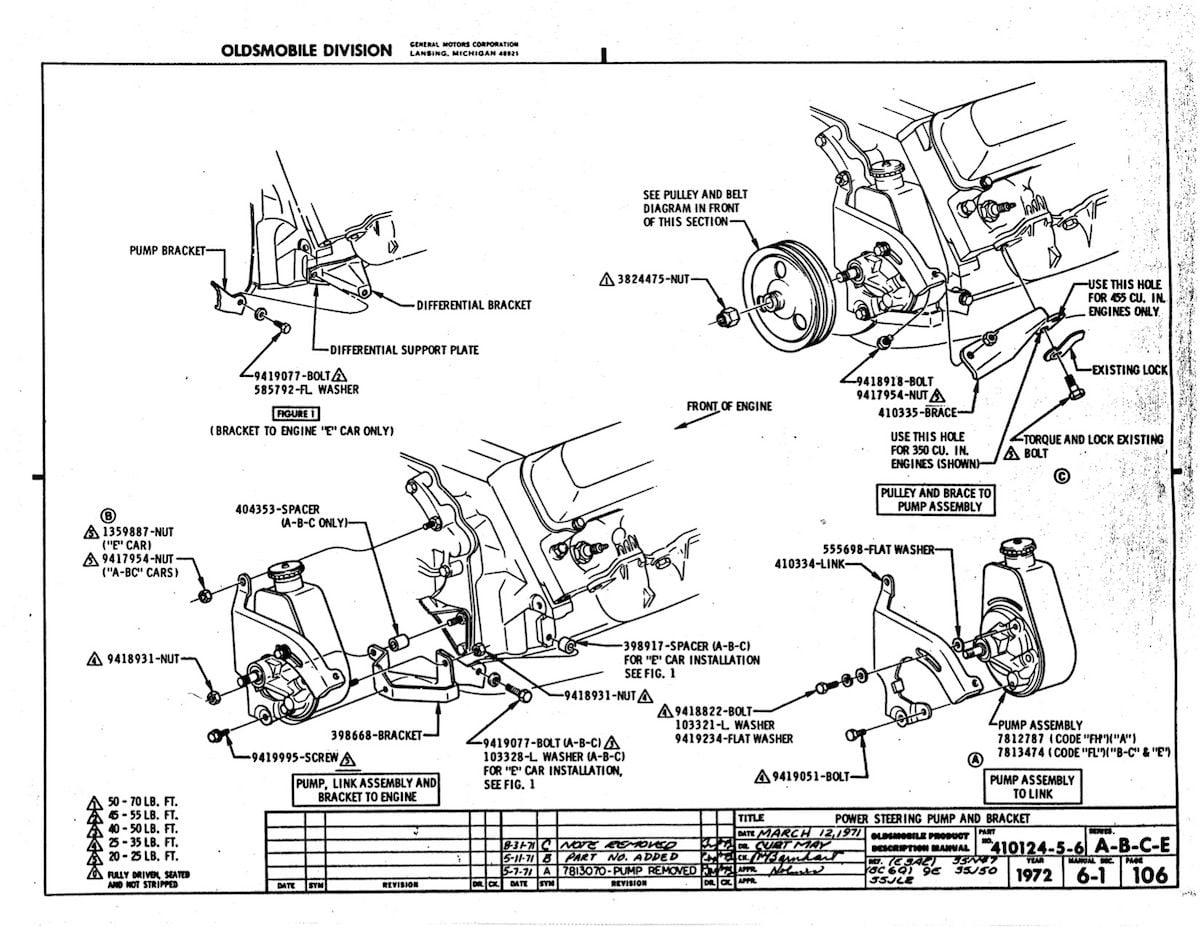 [DIAGRAM] Chevelle Engine Bracket Diagram