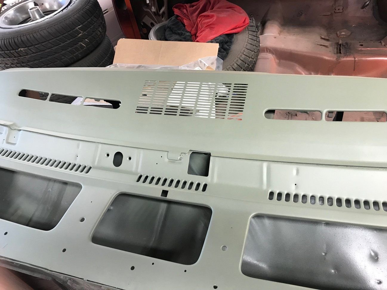 71 olds cutlass supreme dash/ windshield channel repair