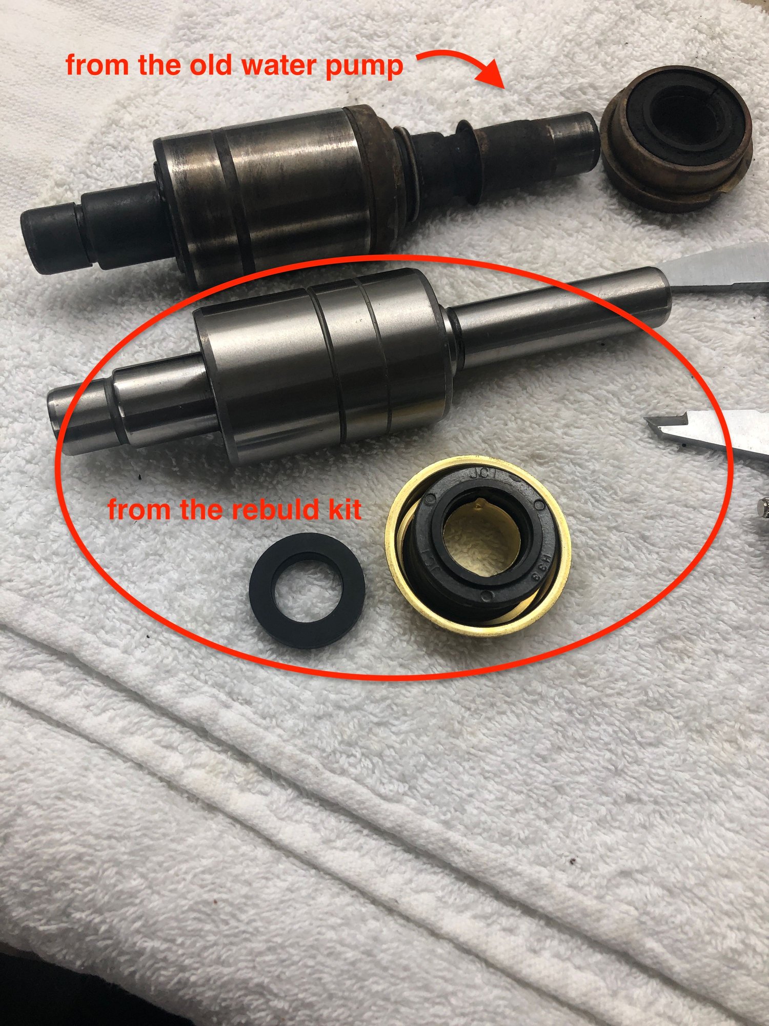 Water pump rebuild kit