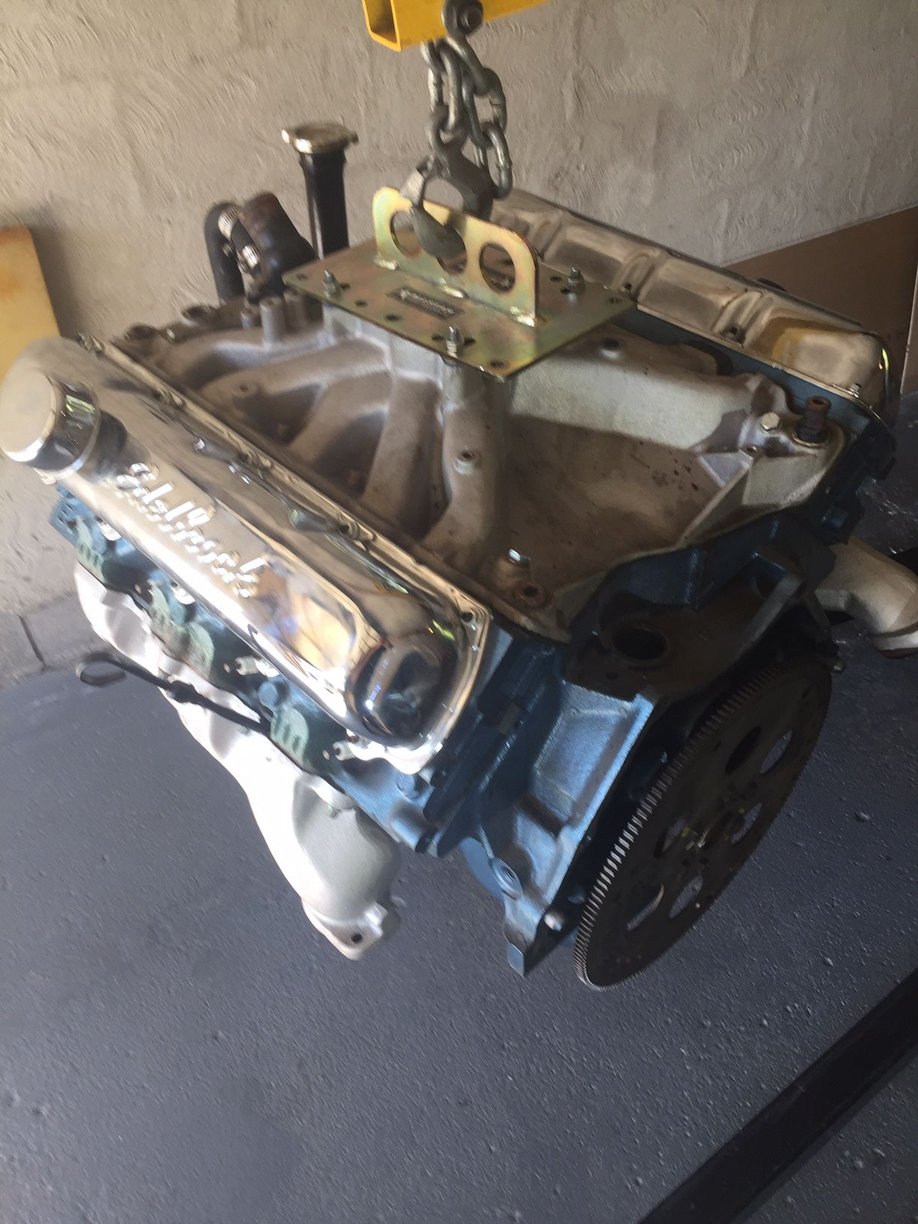 455 engine stand bolt size