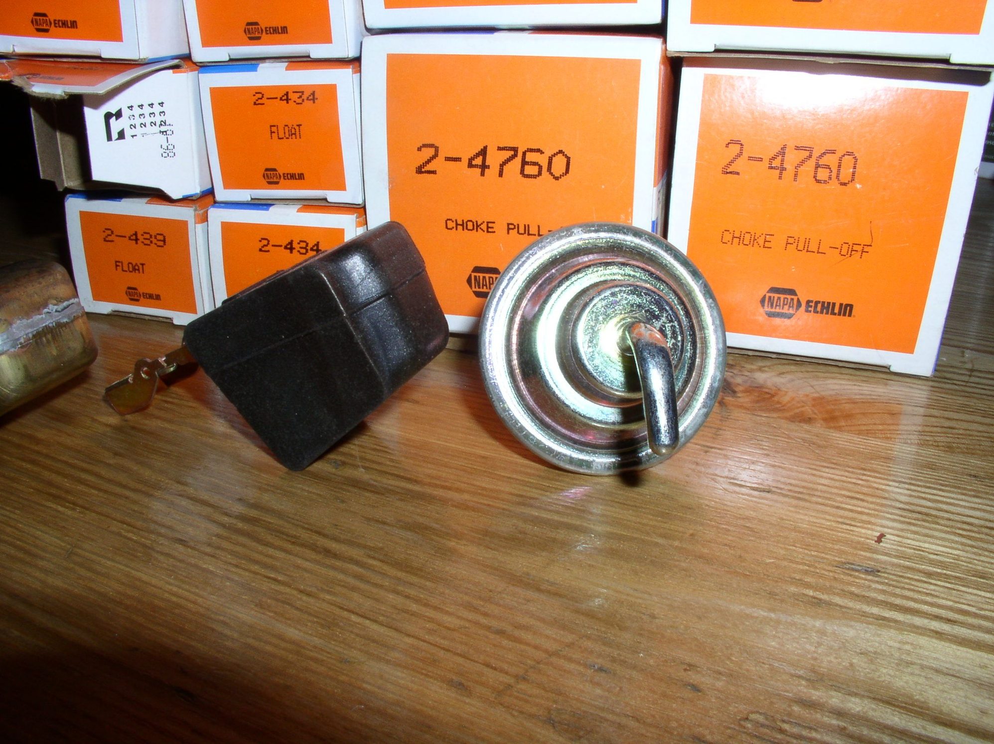 Vintage ECHLIN NAPA CARB PARTS Floats Choke pulloffs