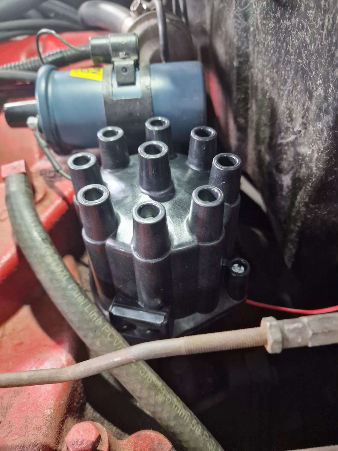 Mounted cap (after rotor installation, no pic of that step)