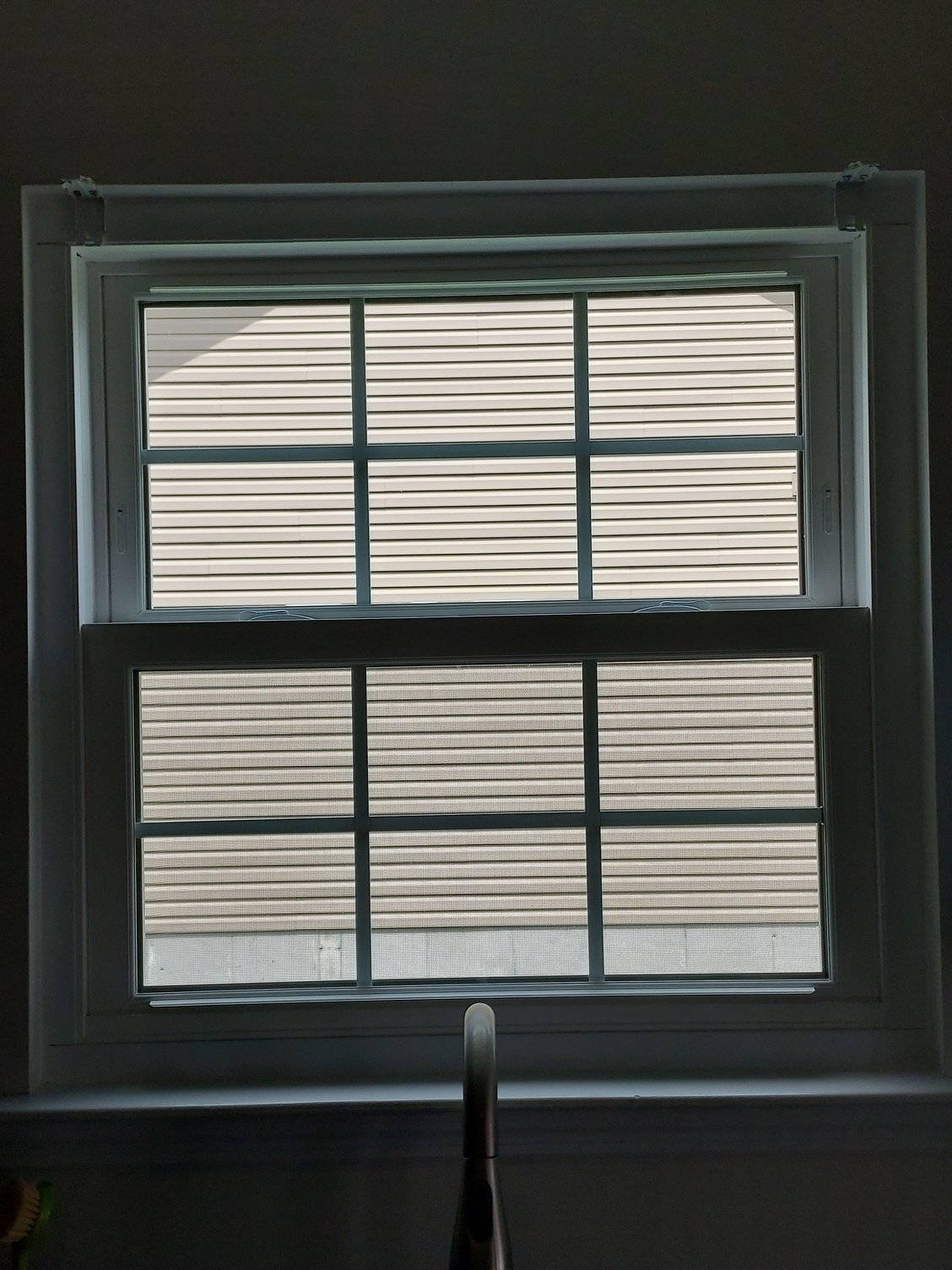 Mike - Here�s the new window above the kitchen sink.