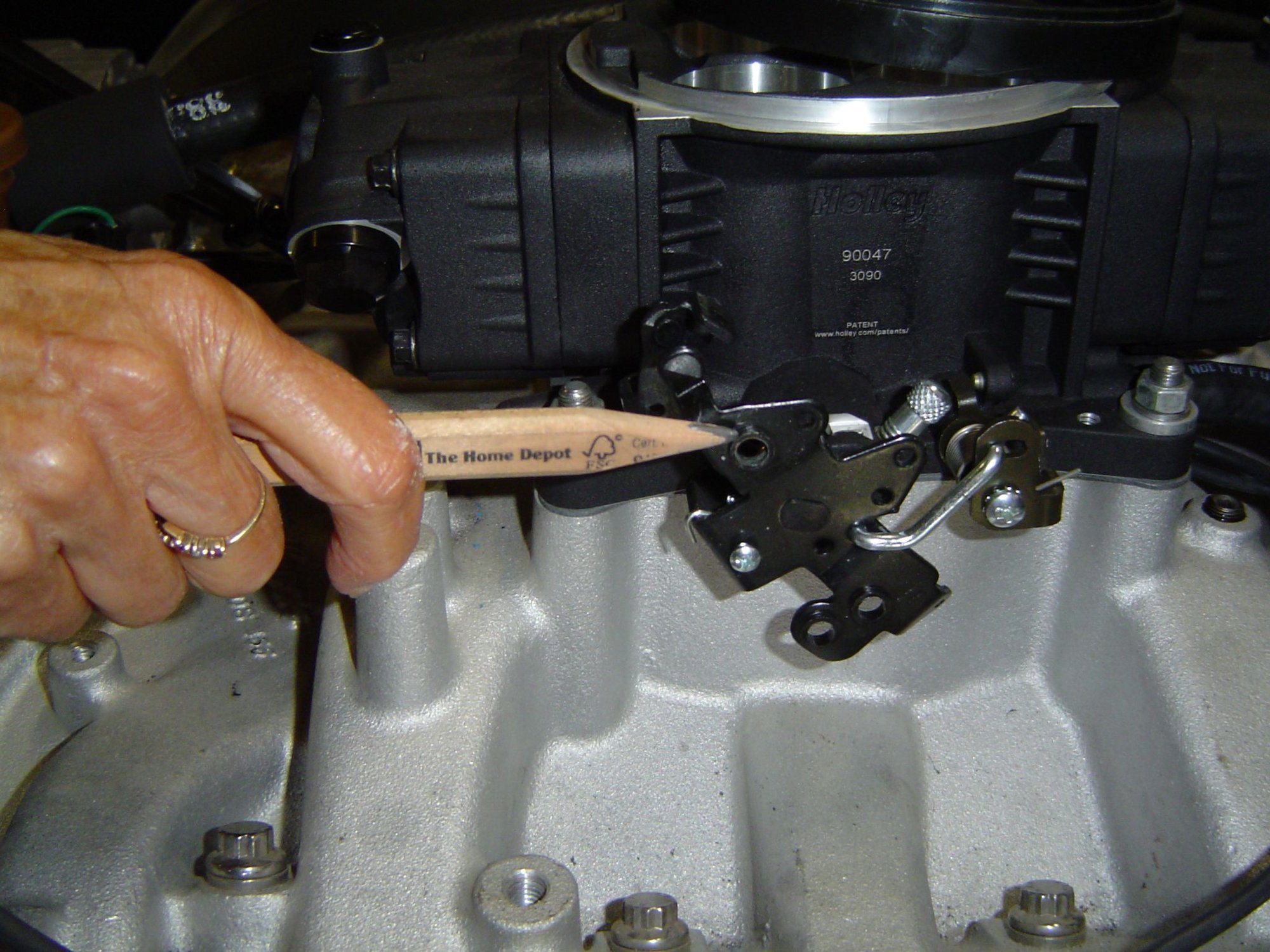 carburetor linkage for Holley Sniper