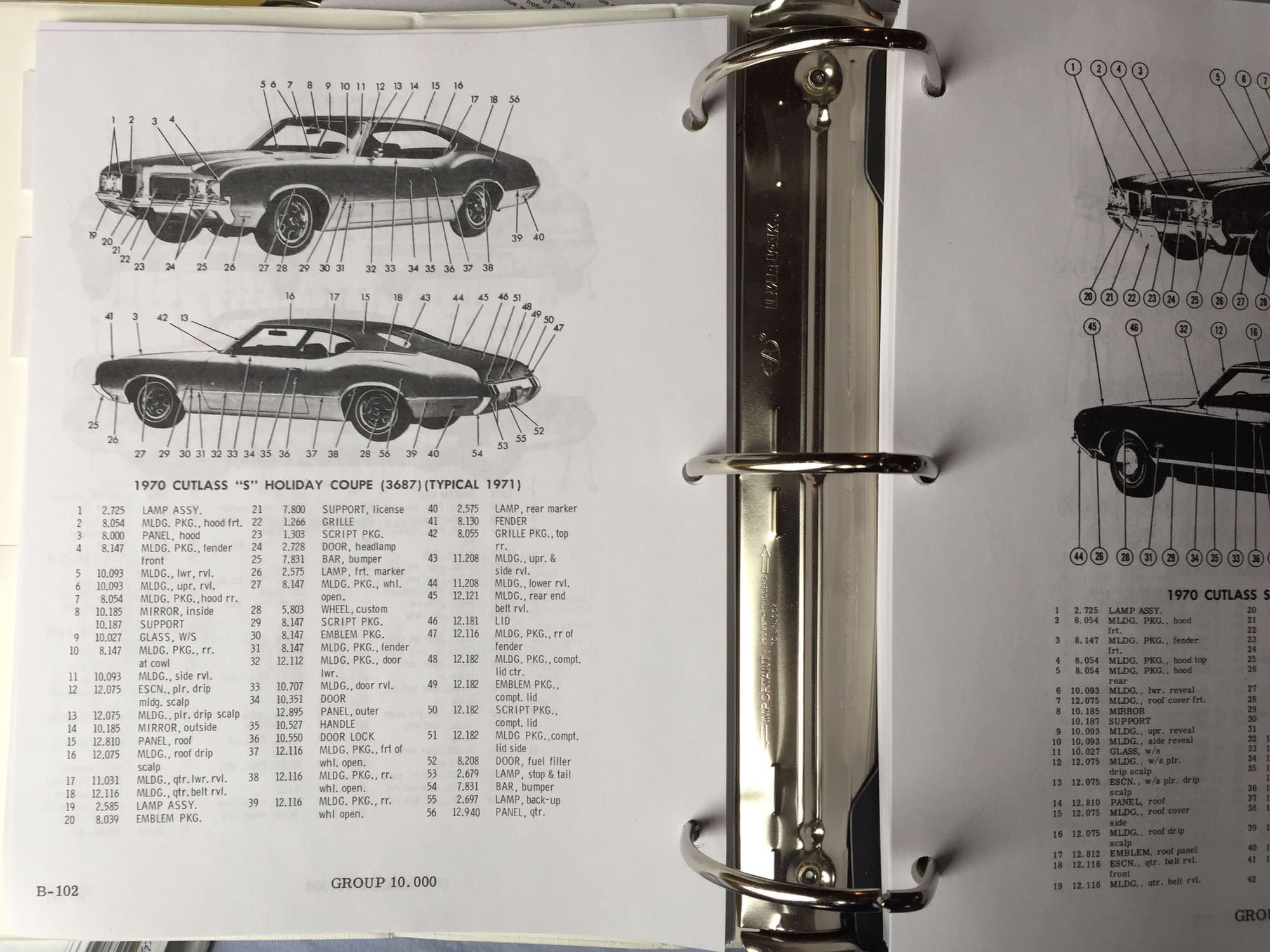Oldsmobile Full-Line Parts Catalog thru 1972 - ClassicOldsmobile.com