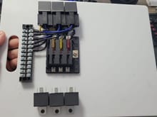 Switch/relay panel work in progress