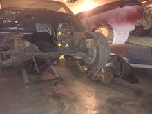 Cleaning up frame getting ready for bbo