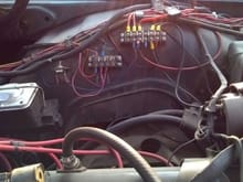 Wiring for Holley Sniper system, front headlights, and accessories