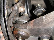 Driver side lower ball joint