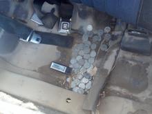 I almost struck it rich underneath the rear seat!