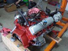 My restoration of a 1963 Starfire 394 V8 engine, the engine has less then 50 miles on it and terrible paint.. so we (Father and I) decided it deserved a new paint job!